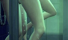 Kız arkadaşıyla banyoda yaşanan karşılaşma yoğun bir seks seansına yol açıyor