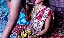 Indyjskie pary z dużym tyłkiem uprawiają pierwszy seks w specjalnym filmie Karwa Chauth