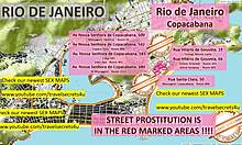 מפת סקס של ריו דה ז'ניירו עם סצנות של בני נוער וזונות